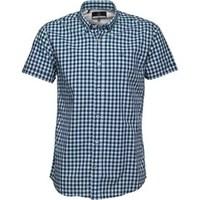 Duck and Cover Mens Galloway Short Sleeve Shirt Aquamarine