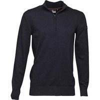 Duck and Cover Mens Pele Jumper Deep Navy Melange