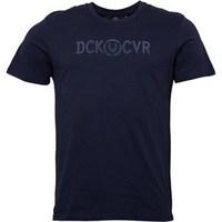 duck and cover mens crusade t shirt deep navy