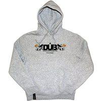 dub crest hooded sweat grey