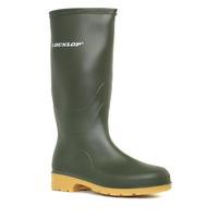 Dunlop Women\'s Dull PVC Wellies, Green