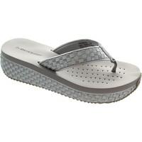 Dunlop DLP581 women\'s Flip flops / Sandals (Shoes) in Silver
