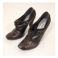 Dune Size UK 7.5 Black Coffee Brown Leather Shoe Boots (EU 41)