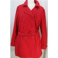 Dunnes Stores, size 18, red raincoat