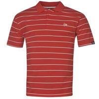 dunlop stripe polo mens