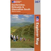 dunfermline kirkcaldy glenrothes south os explorer active map sheet nu ...