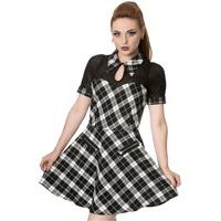 Dusk Beauty Tartan Dress - Size: XS