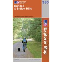 Dundee & Sidlaw Hills - OS Explorer Map Sheet Number 380