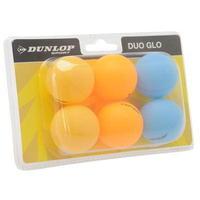Dunlop Duo Glo Tables Tennis Balls 6 Pack