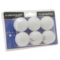 Dunlop Club Match Table Tennis Balls