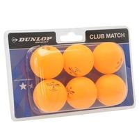 Dunlop Club Match Table Tennis Balls