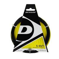 Dunlop S-Gut 1.30mm Tennis String Set - Black, 1.30mm