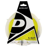 Dunlop S-Gut 1.30mm Tennis String Set - White, 1.30mm