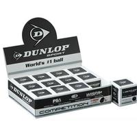Dunlop Competition Squash Balls - 1 dozen