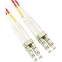 Duplex Multimode 62.5/125 Red Fiber Optic Patch Cable Lc/lc - 1m (3 Ft.)