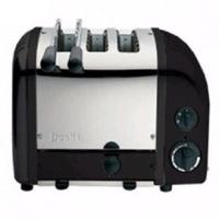 dualit 2 1 combi vario 3 slice toaster black 31205