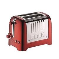 Dualit 2 Slot Lite Toaster in Metallic Red