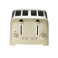 Dualit 46202 4 Slot Lite Peek N Pop Toaster in Gloss Cream