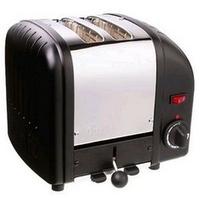 Dualit 2 Slot Toaster 20237 Black Finish