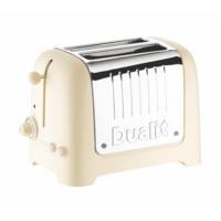 dualit 2 slice lite toaster in cream 26202