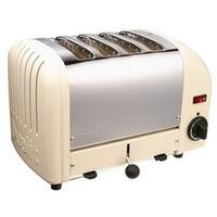 Dualit 4 Slot Toaster 40354 Utility Cream Finish