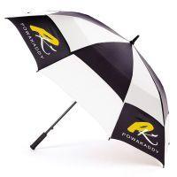 Dual Canopy Umbrella - Black/White