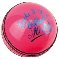 Dukes Club Match A Cricket Ball 5.5oz Pink