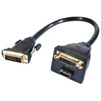 dvi d male to dvi d hdmi female splitter cord