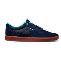 DVS Pressure SC Skate Shoes - Navy Suede/Mesh Chico