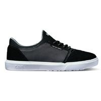 dvs stratos lt skate shoes black woven