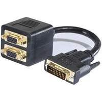 DVI to 2x VGA Cable