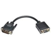 dvi to vga adapter cable dvi i dual link to hd15 mf 8 in