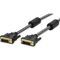 DVI Cable [1x DVI plug 25-pin - 1x DVI plug 25-pin] 2 m Black ednet