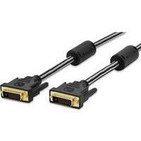 dvi cable 1x dvi plug 25 pin 1x dvi plug 25 pin 3 m black ednet