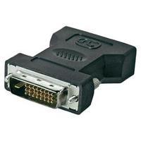 DVI Adapter [1x DVI plug 25-pin - 1x DVI socket 29-pin] Black