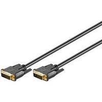 dvi cable 1x dvi plug 29 pin 1x dvi plug 29 pin 5 m black goobay