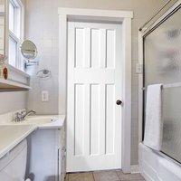 dx60s style white primed panel door