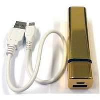 Dynamode Usb Power Bank Gold Square Type - 3000mah Rechargable Power Station For Phones Tablets Gps Gaming Device