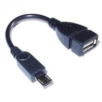 dynamode usb 20 cable usb female to micro usb black 10cm