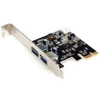 Dynamode 2-port Super Speed Usb3.0 Pcie (express) Card Low Profile