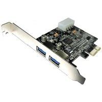 Dynamode 2-port Super Speed Usb3.0 Pcie (express) Card  Low Profile