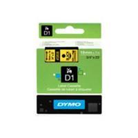 DYMO D1 Tape Black on Yellow