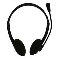 Dynamode Overhead Stereo Headset With Integrated Boom Microphone 3.5mm