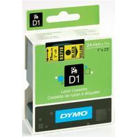 Dymo D1 (24mm) Gloss Tape (Black on Yellow) for Dymo 300 and LM300 LabelPoint/Label Manager Labelmakers