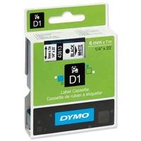 Dymo (6mm) D1 Tape Black on White for LabelMANGER and LabelPOINT Series Labelmakers
