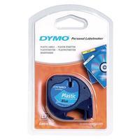 Dymo (12mm) Plastic Tape (Blue) for Dymo LetraTAG Series