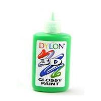 dylon 3d fabric paint glossy green