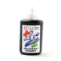 Dylon 3D Fabric Paint Glossy Black