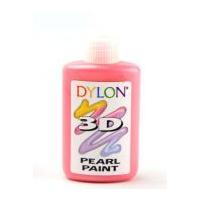 Dylon 3D Fabric Paint Pearl Deep Pink