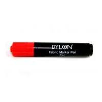 Dylon Fabric Marker Broad Nib Pen Red